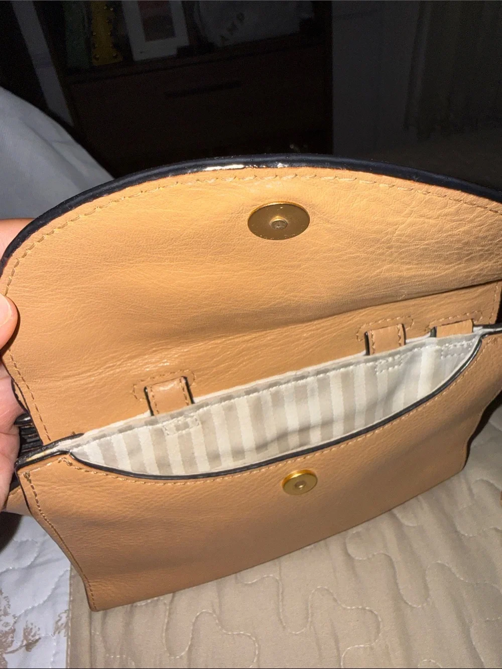 kate spade structured tan